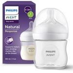 Philips AVENT Natural Response Babyflasche &ndash; Babyflasche, 125 ml, f&uuml;r...