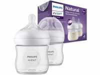 Philips Avent Babyflaschen Natural Response – 2x Babyflaschen, 125 ml, für