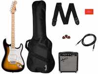 Squier by Fender Sonic Stratocaster® Electric Guitar Pack, Maple Fingerboard,