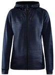 Craft Trainingsjacke mit Kapuze aus Recyclingpolyester ADV Unify FZ Hood Damen NEU,