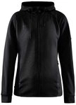 Craft Trainingsjacke mit Kapuze aus Recyclingpolyester ADV Unify FZ Hood Damen NEU,