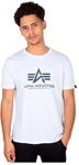 Alpha Industries Basic T Rainbow Ref. T-Shirt f&uuml;r Herren White