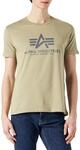 Alpha Industries Basic T-Shirt T-Shirt f&uuml;r Herren Light Olive