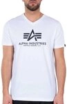 Alpha Industries Basic V-Neck T T-Shirt f&uuml;r Herren White