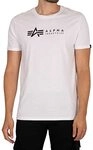 Alpha Industries Alpha Label T 2 Pack T-Shirt f&uuml;r Herren White