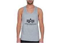 Alpha Industries Herren Basic BB Tank Top T-Shirt, Grey Heather, S