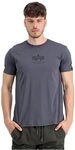 ALPHA INDUSTRIES Herren Basic T Ml T-Shirt, Grau , XL