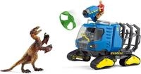 Schleich Dinosaurs | Track Vehicle 42604 | Set mit Figuren, vielen Funktionen und