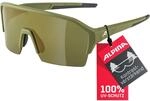 ALPINA Unisex Sport- & Fahrradbrille Sonnenbrille, Olive Matt, Einheitsgr&ouml;&szlig;e EU