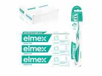 elmex sensitive Set mit Zahnpasta und Zahnbürste - pflegt und schützt
