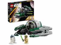 LEGO Star Wars Yodas Jedi Starfighter Bauspielzeug, Clone Wars Fahrzeug-Set mit