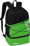Erima Unisex Six Wings Rucksack mit Bodenfach (7232323), green/schwarz, 1