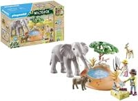 PLAYMOBIL Wiltopia 71294 Spritztour zum Wasserloch, aufregendes Safari-Erlebnis...