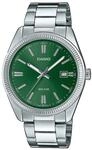 Casio Unisex Quartz Armbanduhr, 39.00mm Geh&auml;usegr&ouml;&Atilde;&Yuml;e mit gr&uuml;n analog