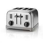 Cuisinart 4-Scheiben-Toaster | Breite Schlitze, ideal f&uuml;r dickes Brot und Bagels | 6