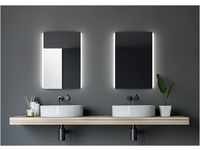 Talos Badspiegel mit Beleuchtung Chic - Badezimmerspiegel 50 x 70 cm -...