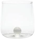 Zafferano Bilia Bicchieri Bianco 44 cl Set 6 Pz in Vetro Borosilicato Fatto a Mano
