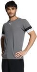PUMA Herren Teamrise Jersey Shirt, Smoked Pearl-puma Black-puma White, XXL EU