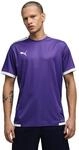 PUMA Herren Teamliga Jersey Shirt, Prism Violet-puma White, 3XL EU