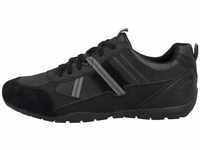 Geox Herren U RAVEX A Sneaker, Black/Anthracite, 43 EU