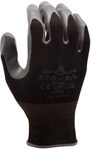 SHOWA 370, Nitril &ndash; Beschichtung, Mehrzweck, Schwarz / dunkelgrau, 9/XL