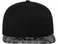 Flexfit Unisex 6089BD-Bandana Snapback Baseball Cap, Black/Paisley, one Size