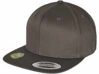 Flexfit Unisex-Adult 6089OC-Organic Cotton Snapback Baseball Cap, Darkgrey, one...