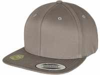 Flexfit Unisex-Adult 6089OC-Organic Cotton Snapback Baseball Cap, Pale Grey,...