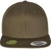 Flexfit Unisex-Adult Organic Cotton Snapback Baseball Cap, Burnt Olive,