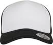 Flexfit Unisex Kappe Classic Curved Visor Foam Trucker Cap White Front, Farbe