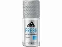 adidas Fresh Anti-Transpirant Deo Roll-On für ihn, 48 Stunden Trockenschutz und