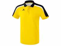 ERIMA Kinder Poloshirt Poloshirt, gelb/schwarz/weiß, 140, 1111828