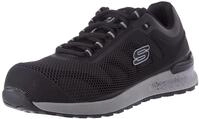 Skechers Herren Bulklin Bragoo Trainers, Black KPU + Mesh, 42 EU