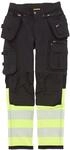 Blaklader 199316429933D120 Hi-Vis 4-Wege Stretch Hose, Schwarz/Gelb, Gr&ouml;&szlig;e D120