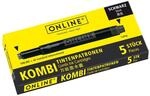 ONLINE Kombi-Tintenpatronen, Universal-Ersatz-Patronen, kompatibel mit allen