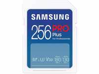 Samsung PRO Plus SD-Karte, 256 GB, UHS-I U3, Full HD & 4K UHD, 180 MB/s Lesen,...