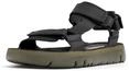 Camper, Oruga Sandal, Men Sandal, Black, 40, (EU)