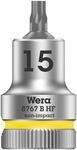 Wera 8767 B HF TORX&reg; Zyklop Bitnuss mit 3/8"-Antrieb mit Haltefunktion, TX 15 x 35