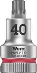 Wera 8767 B HF TORX&reg; Zyklop Bitnuss mit 3/8"-Antrieb mit Haltefunktion, TX 40 x 35