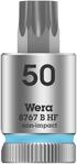 Wera 8767 B HF TORX&reg; Zyklop Bitnuss mit 3/8"-Antrieb mit Haltefunktion, TX 50...