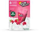 Sun Lolly Wassereis Himbeere 8 Stk | Mit Fruchtsaft | Zum Selbsteinfrieren | Ohne