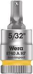 Wera 05003385001 8740 A HF Zyklop Bitnuss mit 1/4 Zoll-Antrieb mit Haltefunktion,