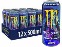 Monster Energy Lewis Hamilton Zero - koffeinhaltiger Energy Drink mit erfrischendem