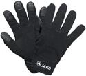 JAKO Unisex Feldspielerhandschuhe Fleece, Schwarz, 4