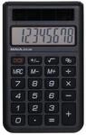 Maul Taschenrechner ECO 250 | umweltfreundlicher Solar Rechner mit 8 Stellen | Blauer