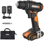 WORX WX100 Akku Bohrschrauber 20V &ndash; leistungsstarker Akkuschrauber zum Bohren und