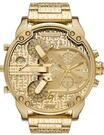 Diesel Herrenuhr Mr. Daddy 2.0 2-Zeiger-Werk Edelstahl goldfarben, DZ7479