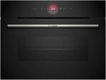 Bosch CBG7741B1, Serie 8 Smarter Einbau-Kompaktbackofen, 60 x 45 cm, Made in...