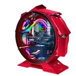 Mars Gaming MCORB Rot, Micro-ATX XL Gaming PC-Geh&auml;use, Custom Rundes Design,