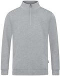 JAKO Organic Ziptop grau, 3XL Herren